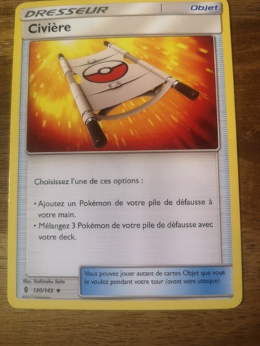 Carte pokémon dresseur - carte,