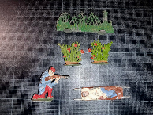 Ancien plomb creux - plomb, zouave